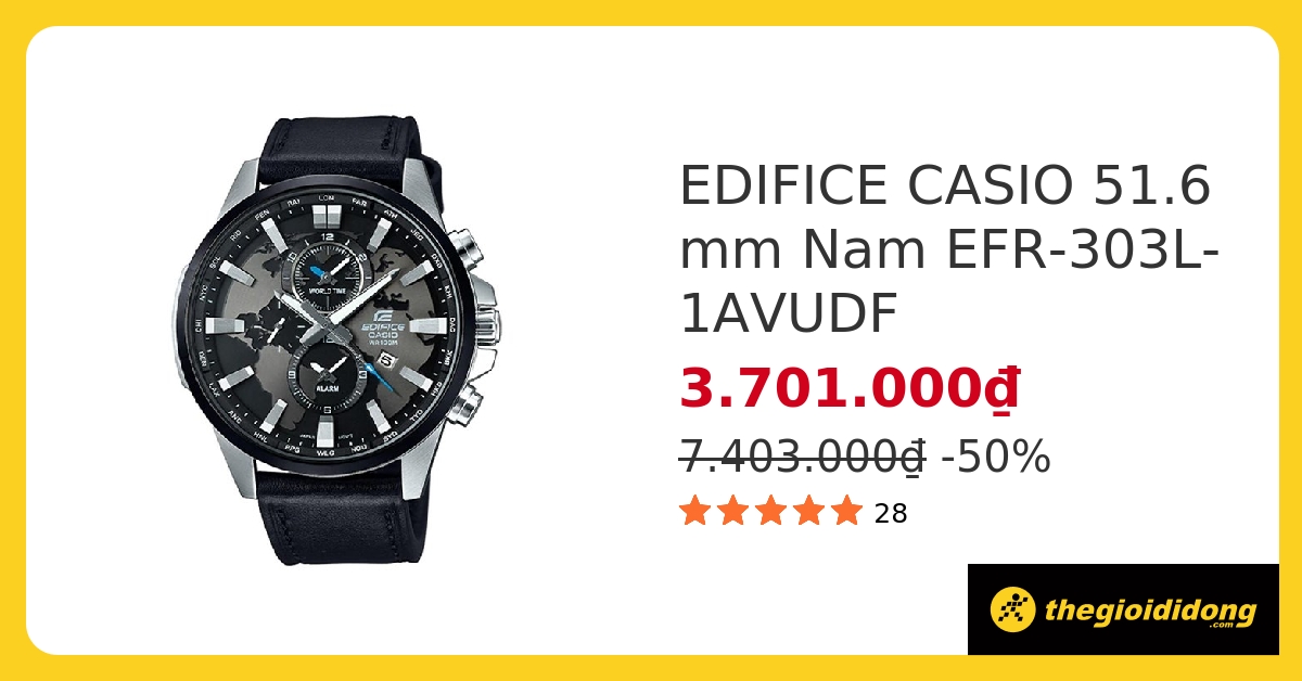 Casio efr 303l hot sale