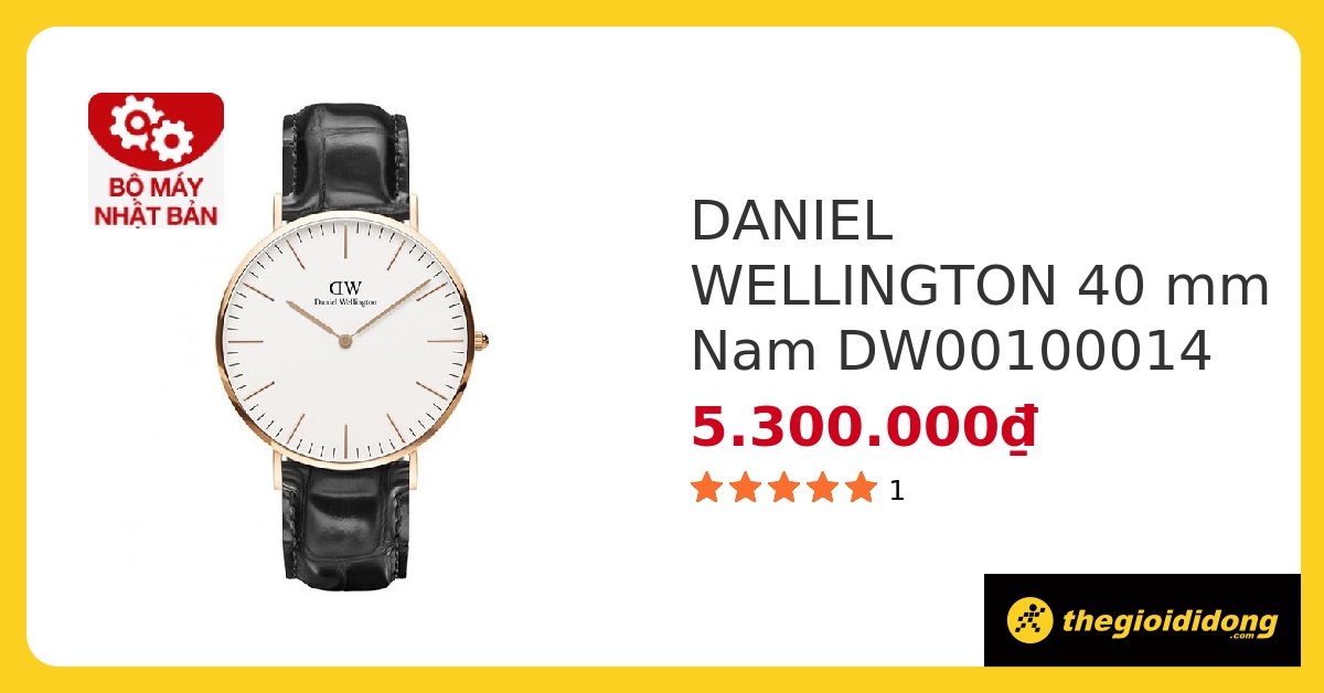 ng h Nam Daniel Wellington DW00100014 gi r ch nh h ng