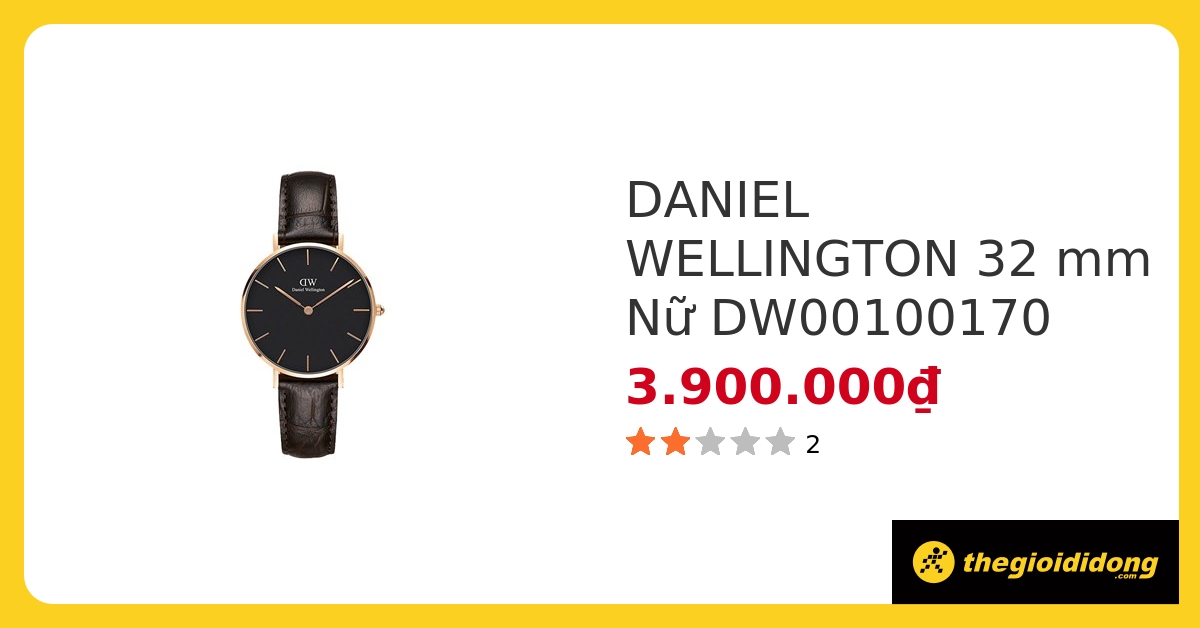 ng h N Daniel Wellington DW00100170 gi r ch nh h ng