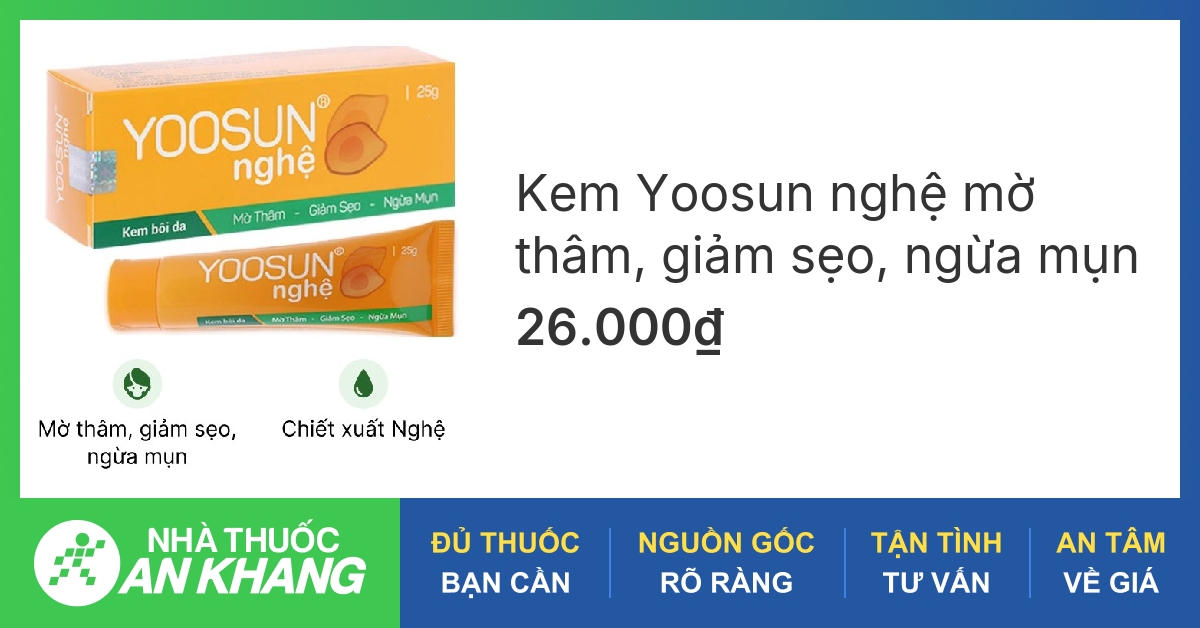 Thuốc yoosun nghệ có trị mụn không hiệu quả để tái tạo làn da của bạn