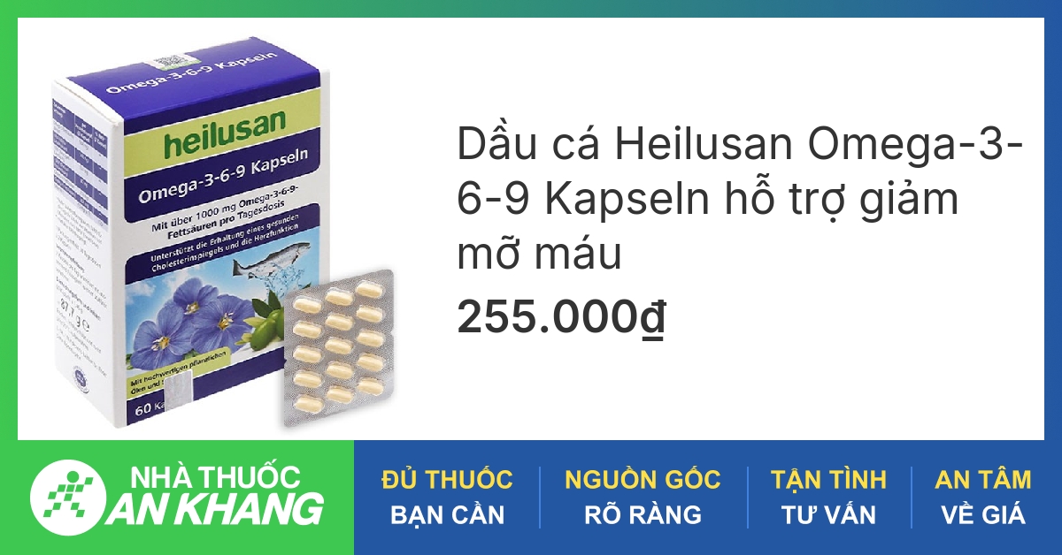 Thuốc Heilusan Omega 3 là gì?
