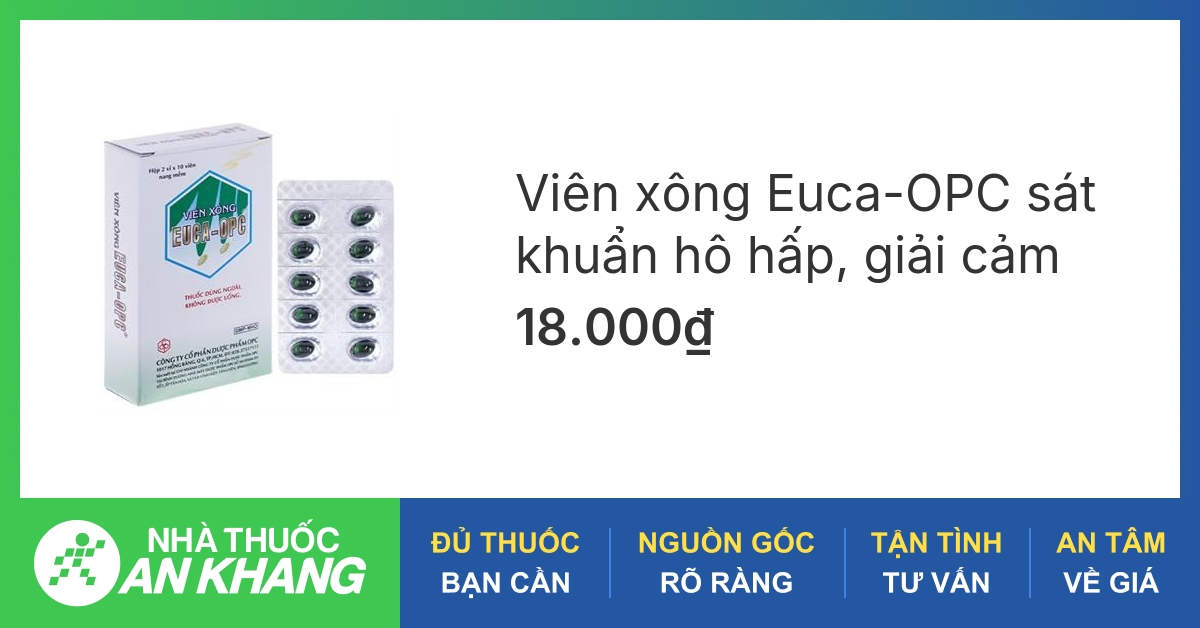 Viên Hương Tràm Euca-PP có công dụng gì?
