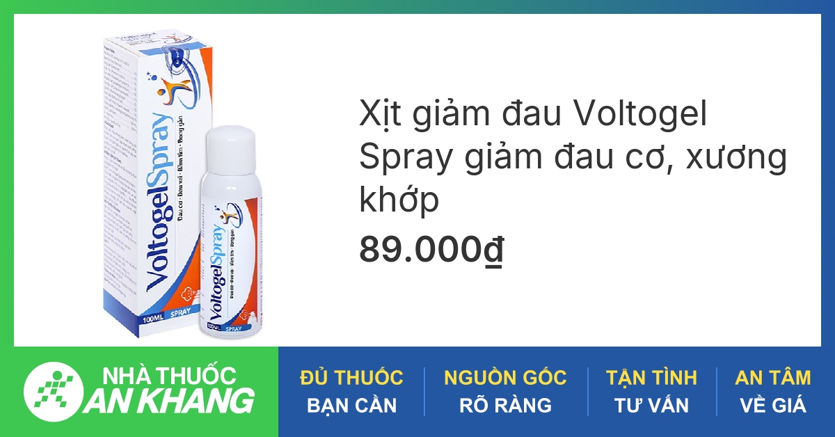 Xịt giảm đau xương khớp nào là hiệu quả nhất?