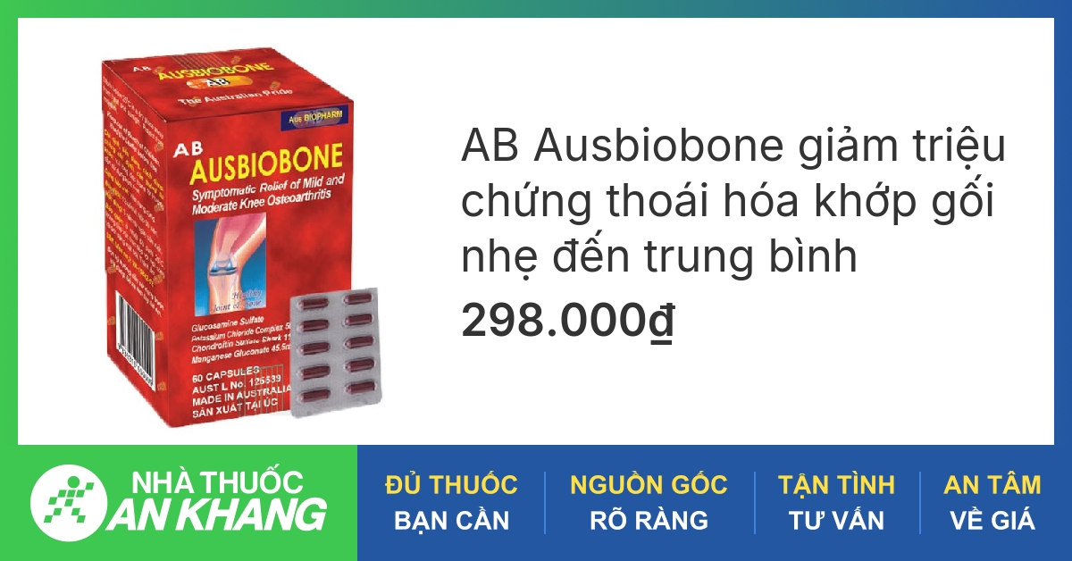 AB Ausbiobone giảm triệu chứng thoái hóa khớp (5 vỉ x 12 viên) -04/2023 | nhathuocankhang.com