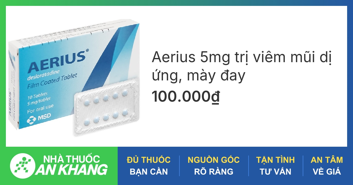 Aerius có tác dụng phụ nào không?
