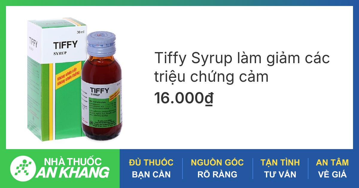 Tìm hiểu về thành phần và hàm lượng hoạt chất của Tiffy thuốc.
