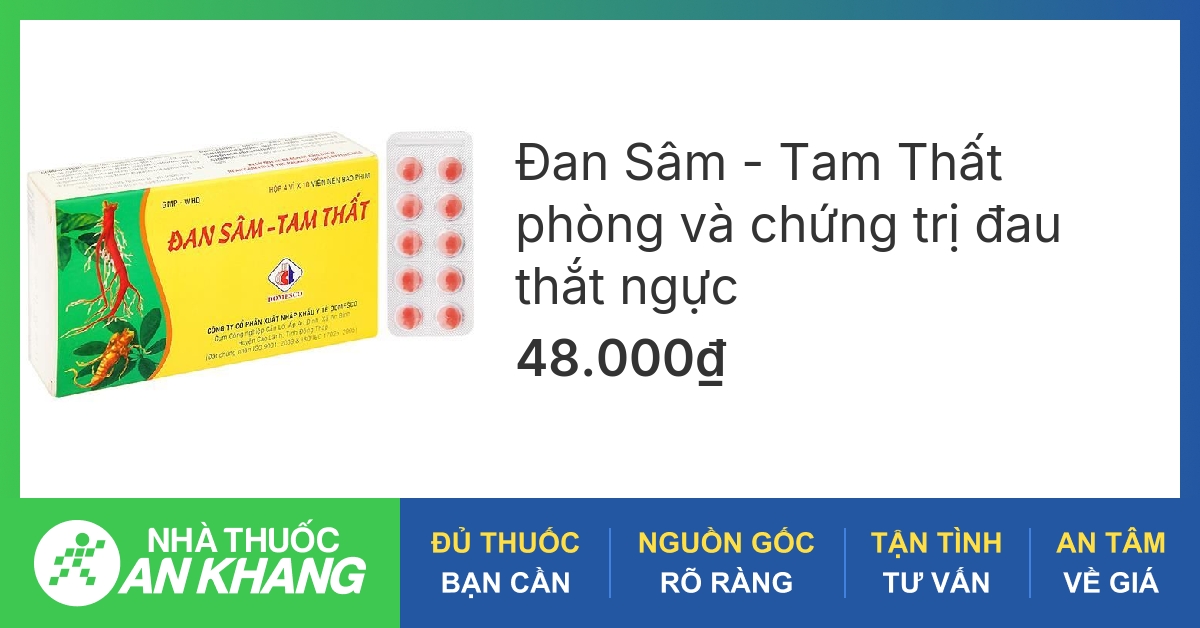  Đan sâm tam thất - Những lợi ích sức khỏe mà bạn chưa biết