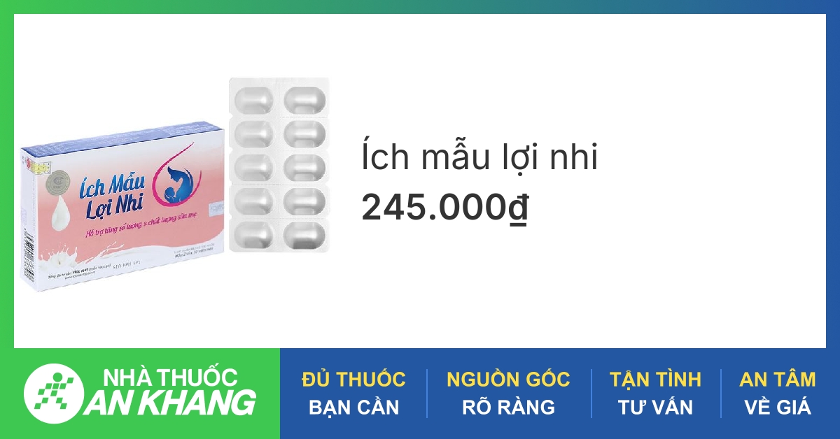 Tìm hiểu về ích mẫu lợi nhi giá bao nhiêu và lợi ích cho sức khỏe