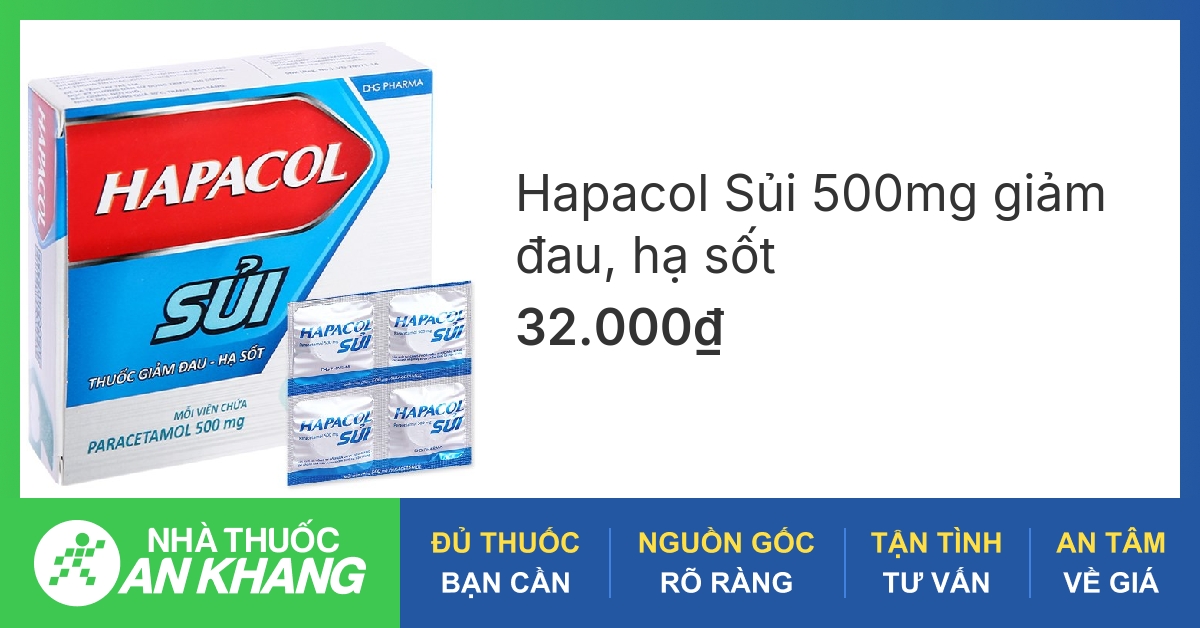 Hapacol sủi là thuốc gì?
