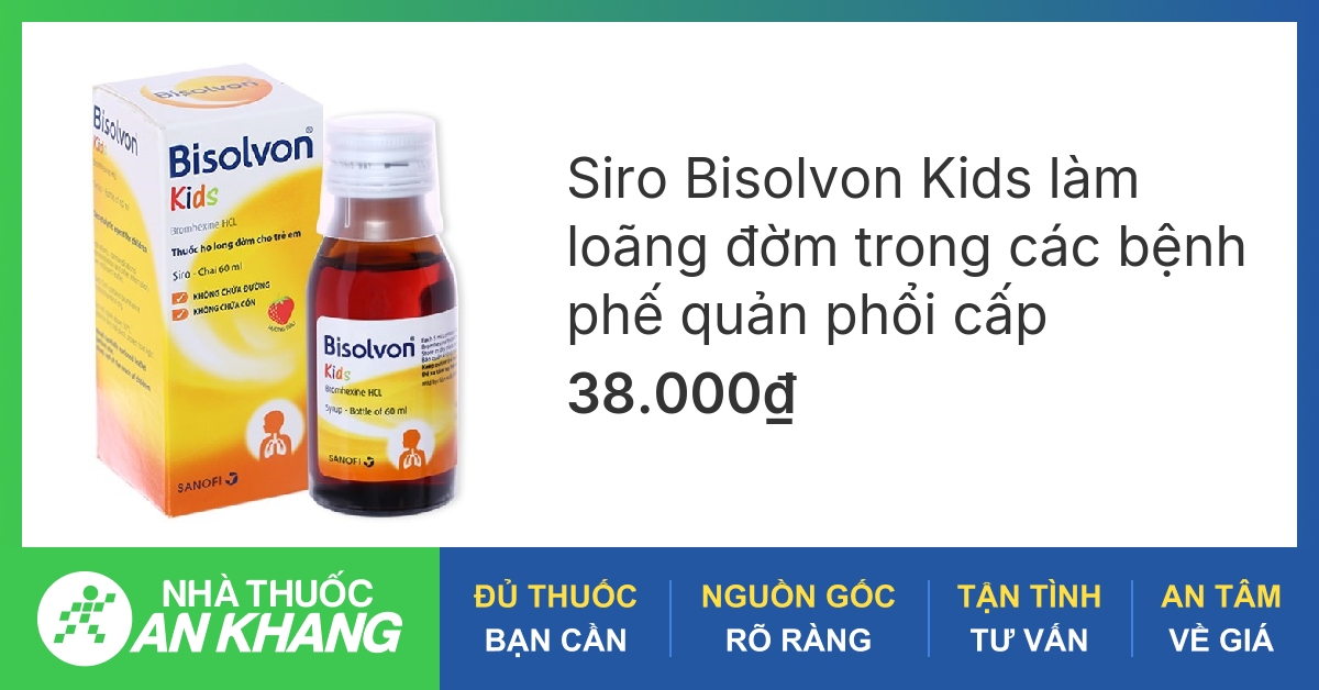 Công dụng và thành phần của thuốc ho Bisolvon là gì?