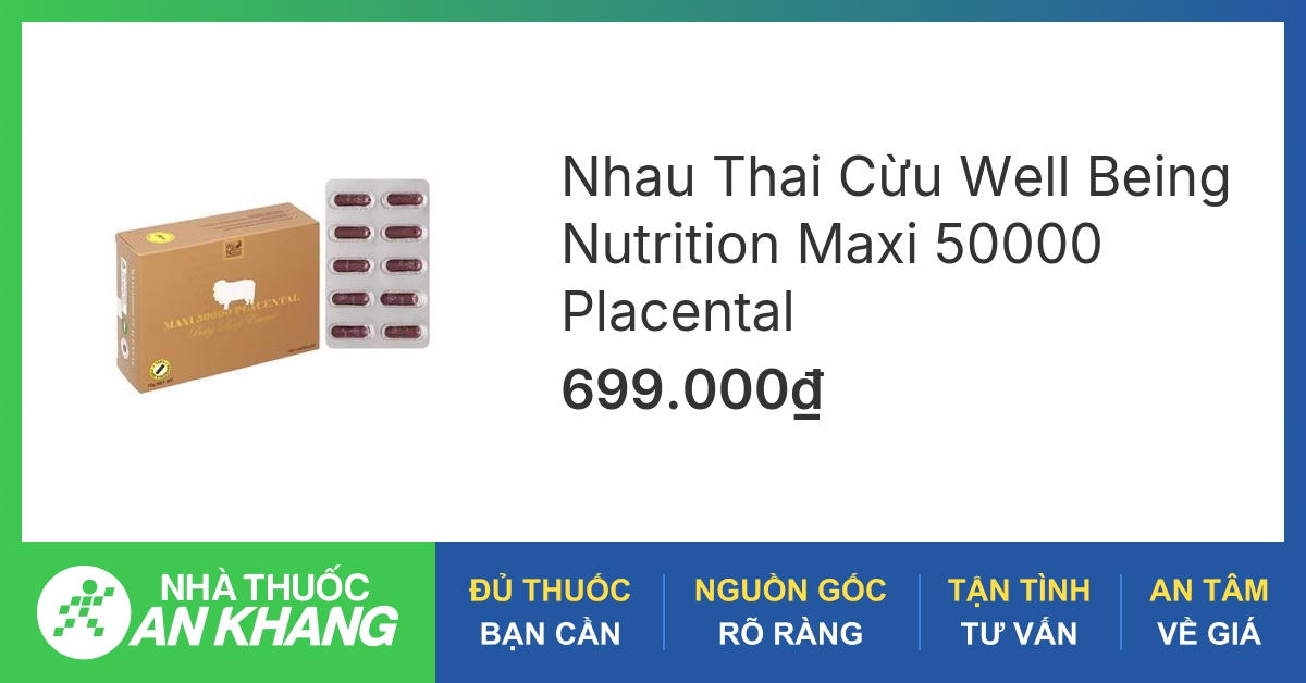 Thuốc nhau thai cừu có tác dụng bồi bổ sức khỏe không?
