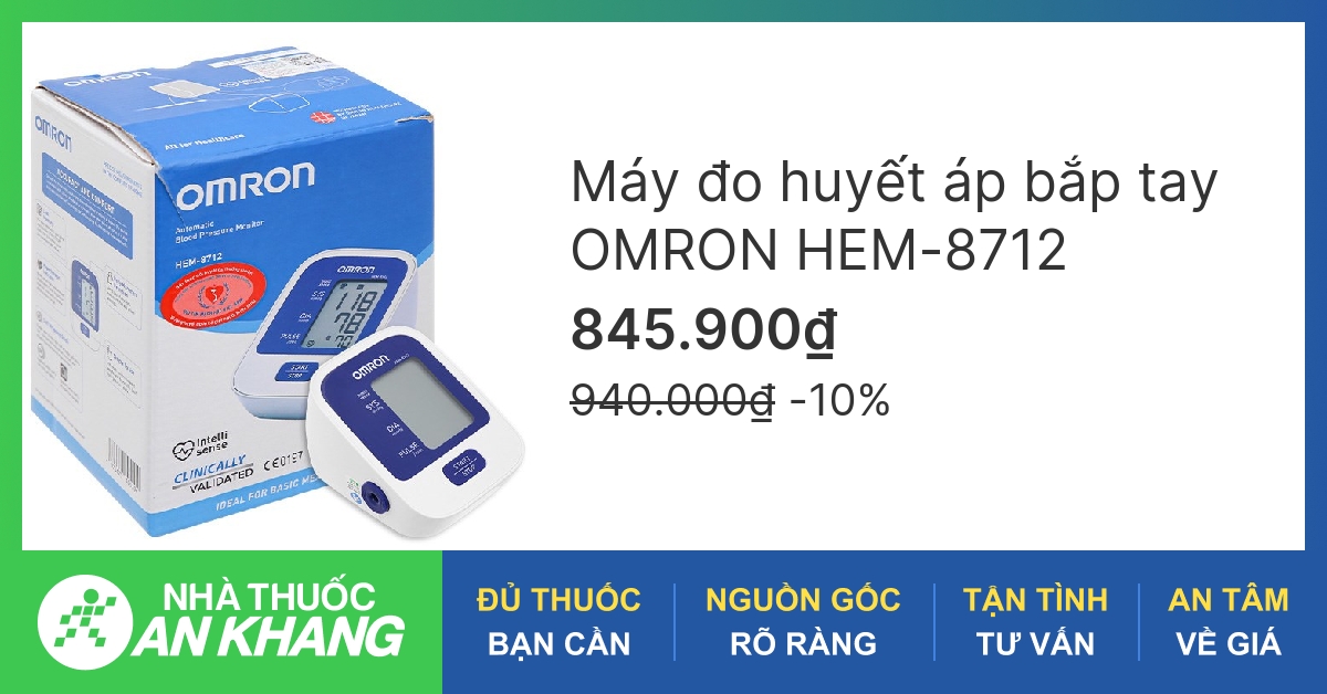 Máy đo huyết áp Omron nào là phù hợp cho người bị huyết áp cao?