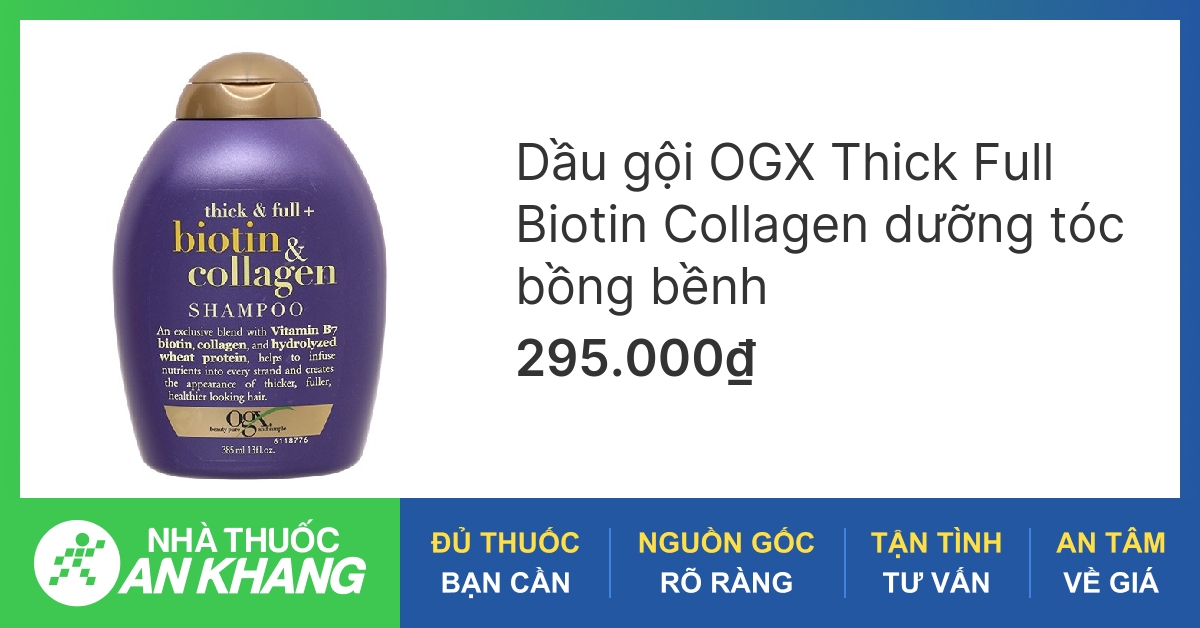 Dầu gội OGX Biotin & Collagen có hương thơm như thế nào?
