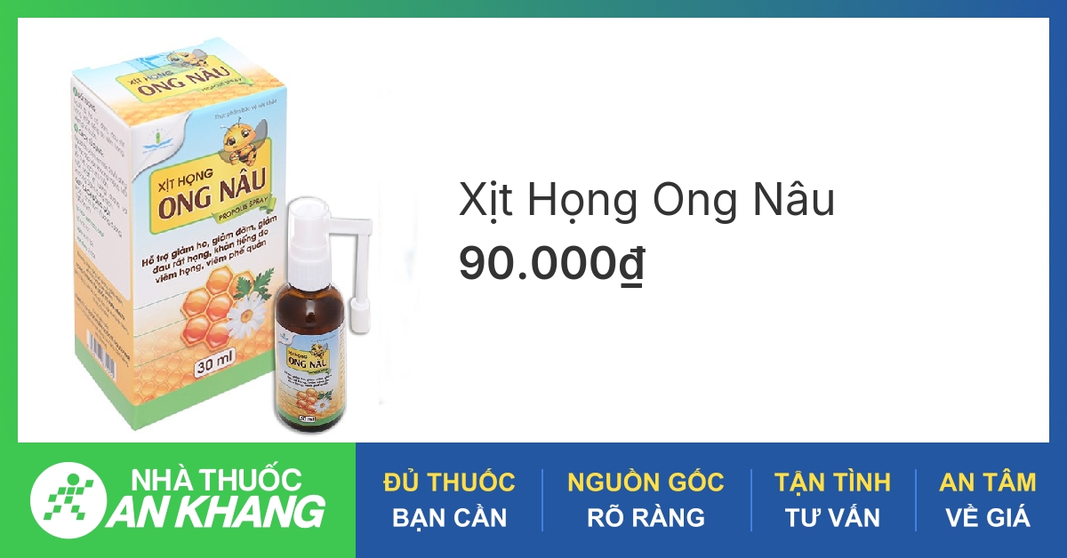 Đánh bay xịt họng ong nâu thông qua điều trị tự nhiên