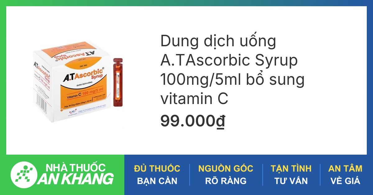 Thuốc a.t ascorbic có tác dụng gì?