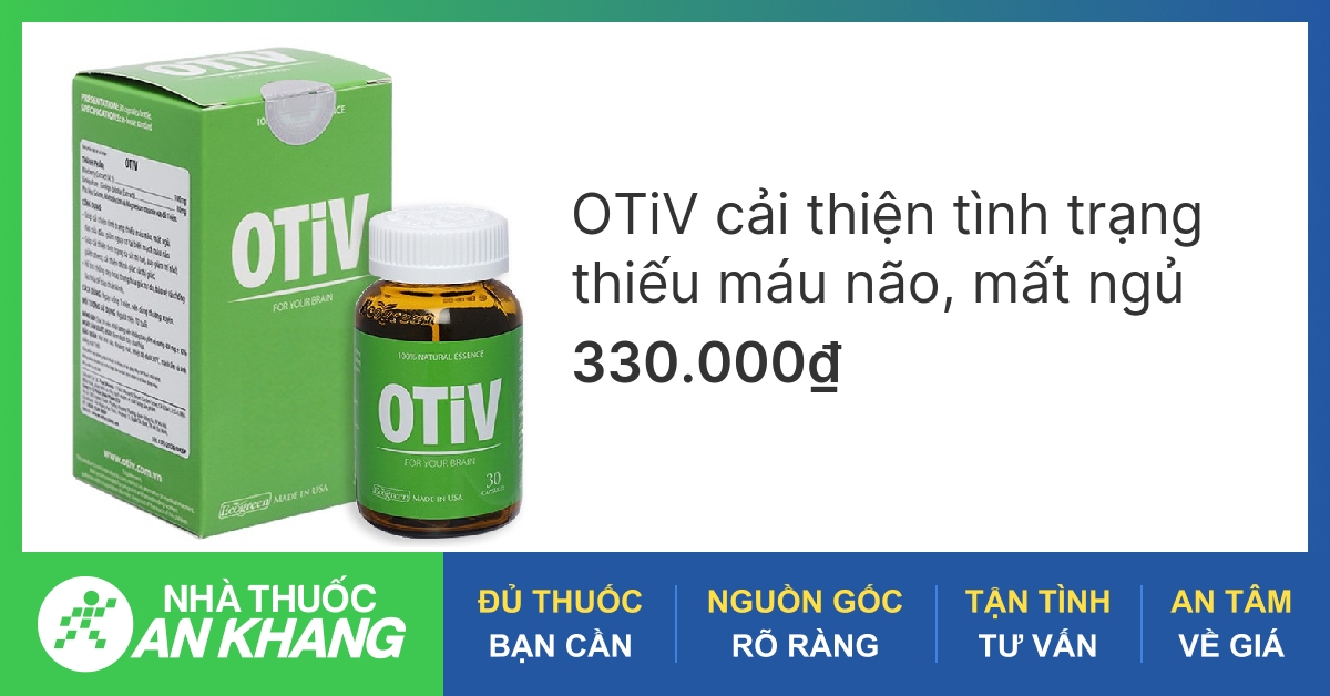 Thành phần chính của thuốc OTiV là gì?

