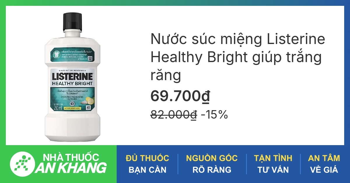 Listerine có tác dụng ngừa sâu răng như thế nào?
