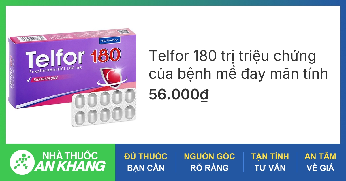 Hoạt chất của thuốc viêm mũi dị ứng Telfor là gì?
