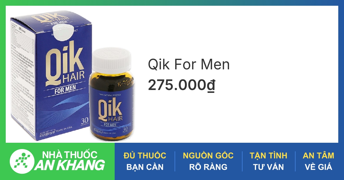 Thuốc trị rụng tóc Qik Hair có phục hồi được tóc hư tổn không?
