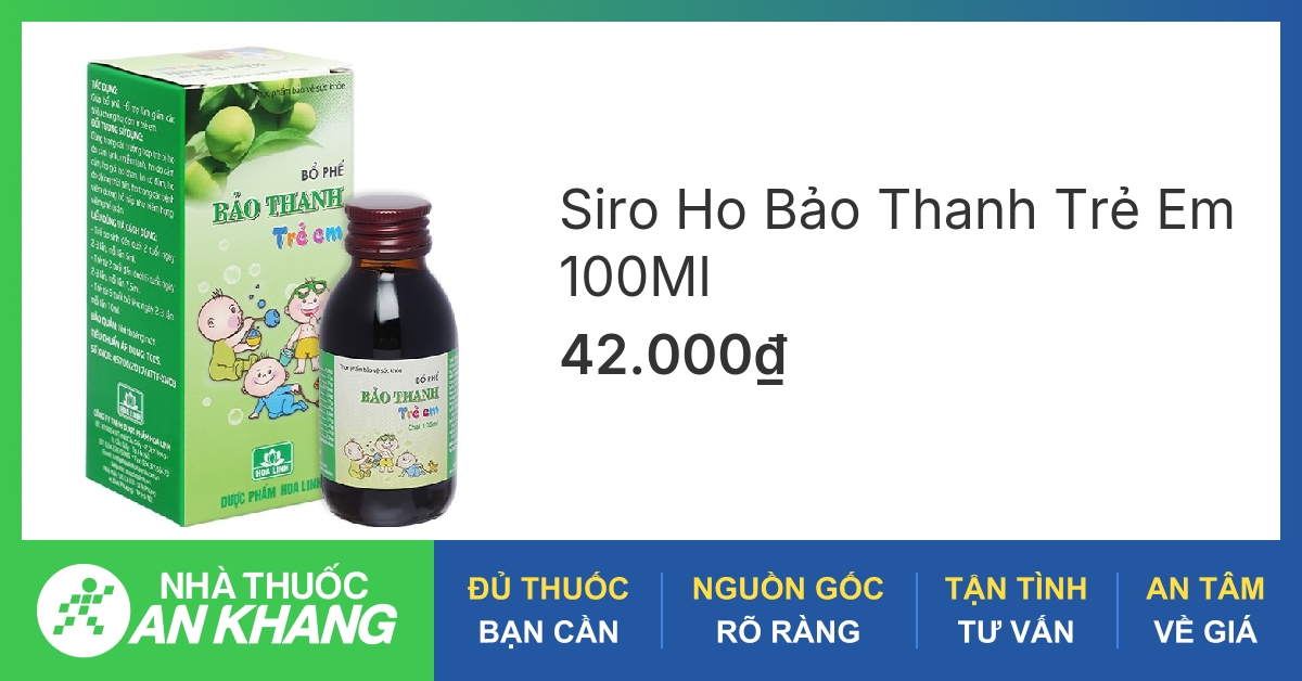 Thuốc ho Bảo Thanh 90ml là gì?
