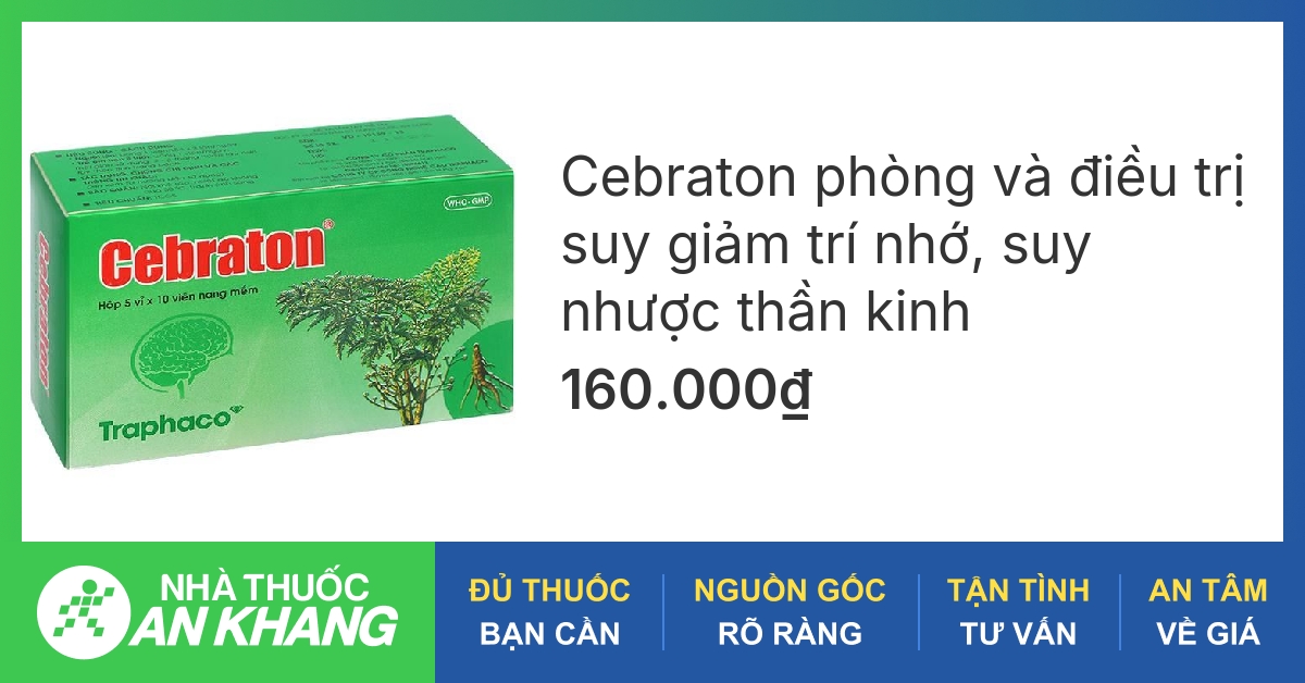 Thuốc bổ não Cebraton là gì và có tác dụng như thế nào?
