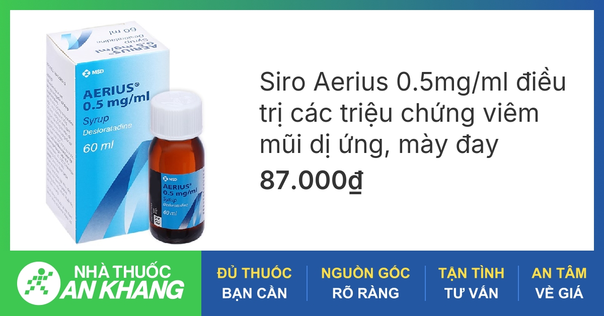 Trẻ em nên dùng thuốc chống dị ứng dạng siro khi nào?
