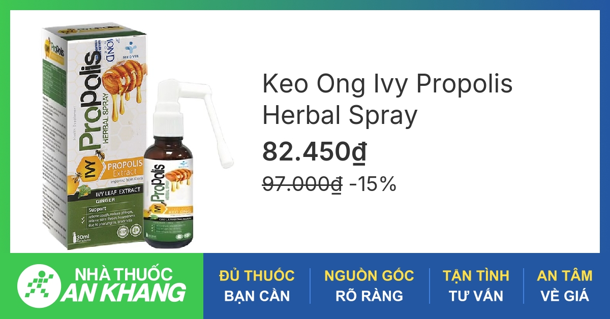 Thuốc ho keo ong dùng cho đối tượng nào?
