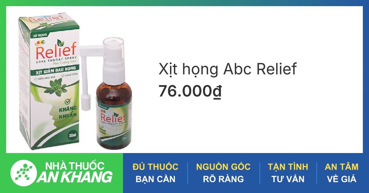 Thuốc xịt giảm đau họng là gì?
