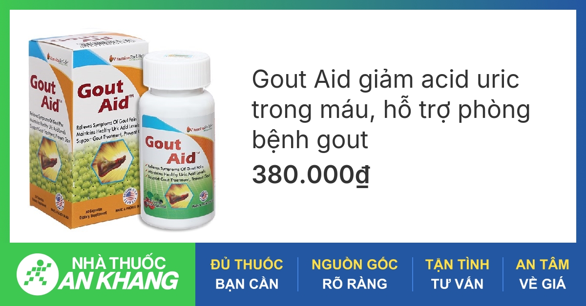 Giúp giảm triệu chứng của gout aid và cách hỗ trợ điều trị