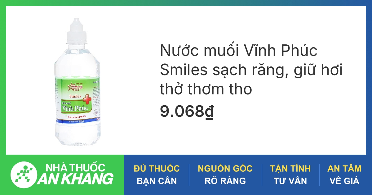 Nước muối sinh lý 500ml có an toàn cho sức khỏe không?
