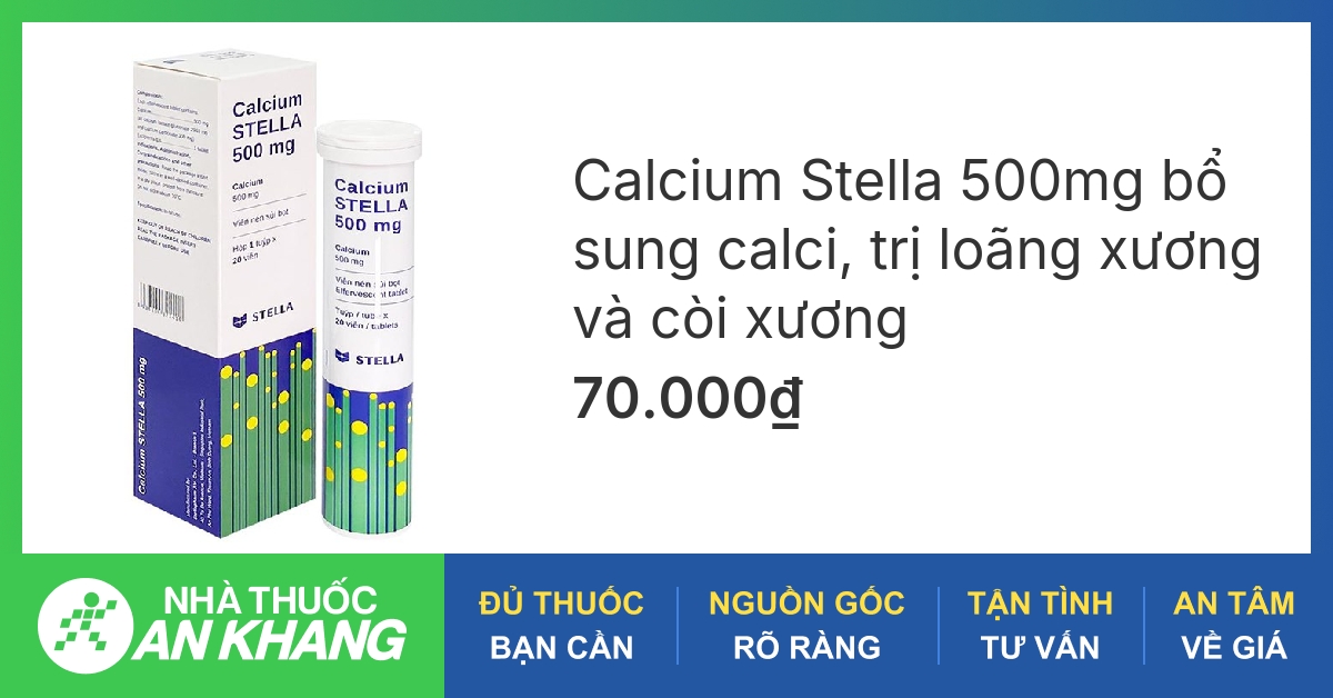 Lợi ích của việc sử dụng thuốc Calcium Stella Vitamin C, PP là gì?
