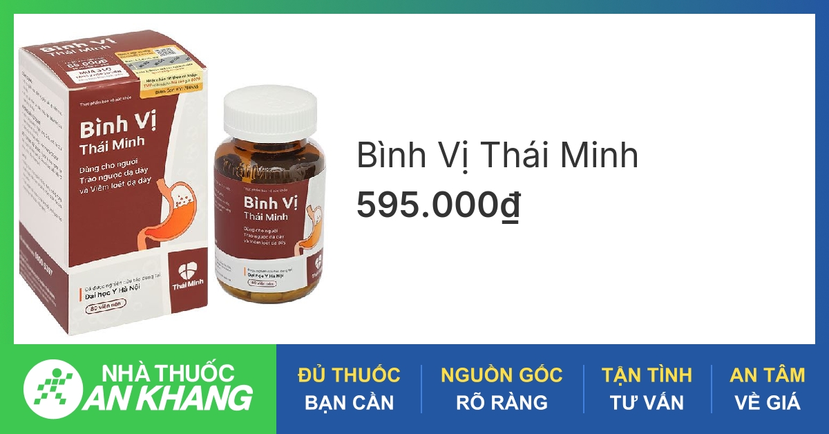 Bình Vị Thái Minh có phản ứng không mong muốn khi dùng chung với các loại thuốc hoặc thực phẩm khác không?