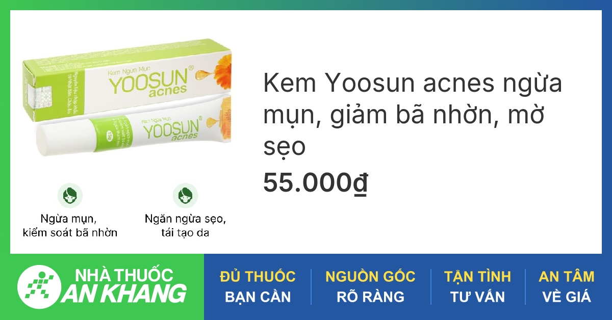 Cách sử dụng Yoosun trị mụn như thế nào?