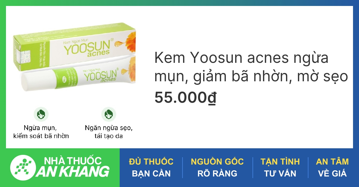 Đánh giá kem trị mụn yoosun có tác dụng thực sự không?