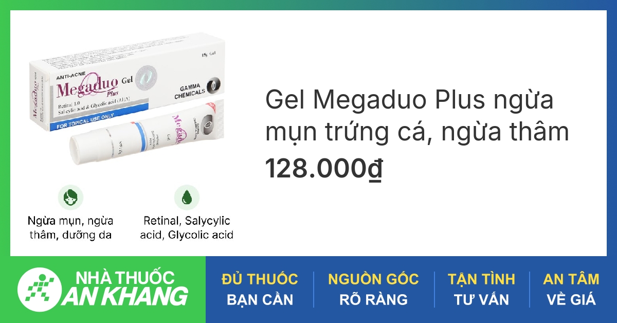 Các loại kem trị mụn megaduo plus hiệu quả và an toàn