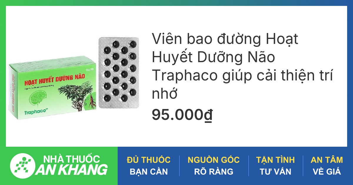 Cách sử dụng hoạt huyết dưỡng não Đại Uy như thế nào?
