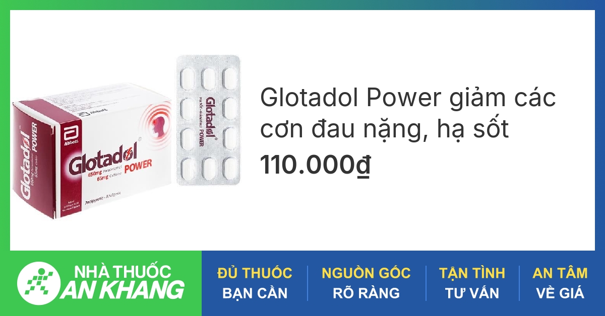 Thuốc Glotadol 650 có thành phần chính là gì?
