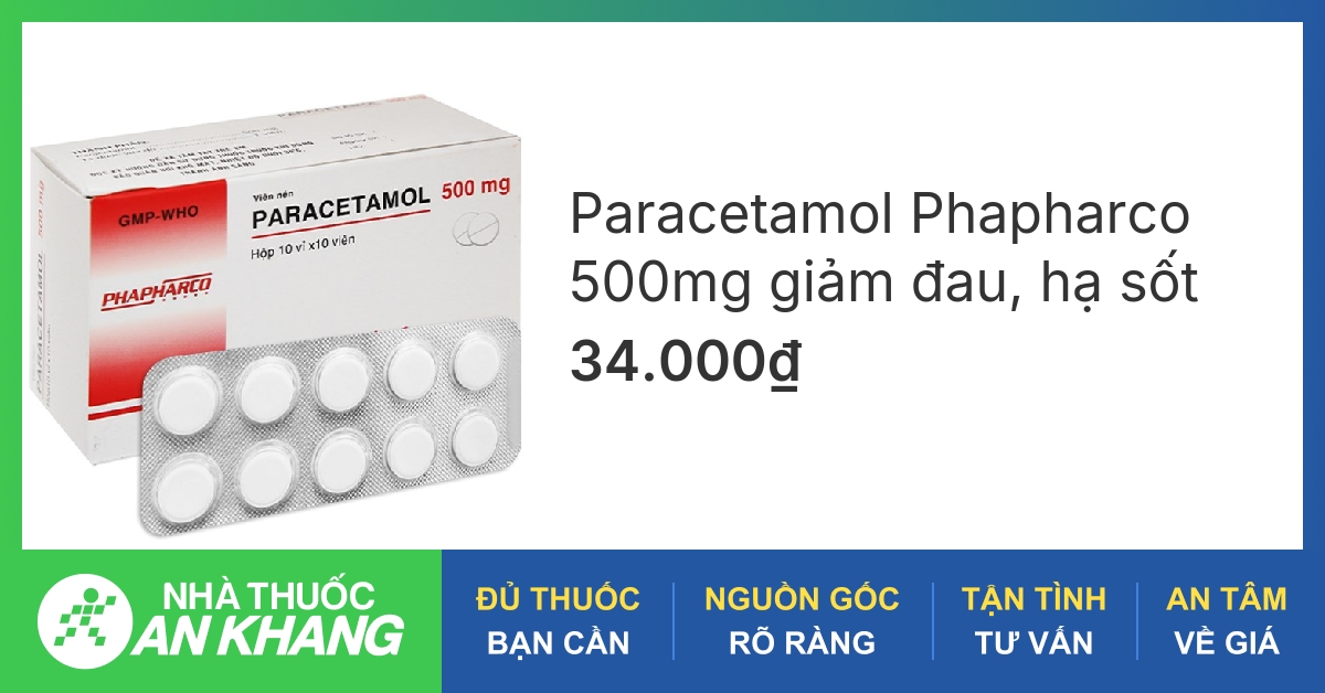 Có những tác dụng phụ nào của thuốc paracetamol?
