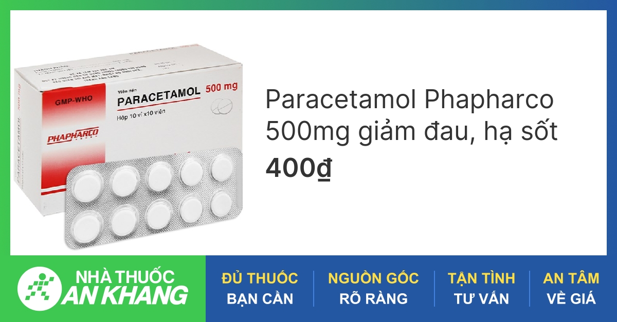 Thuốc Paracetamol 500mg có tương tác với các loại thuốc khác không?
