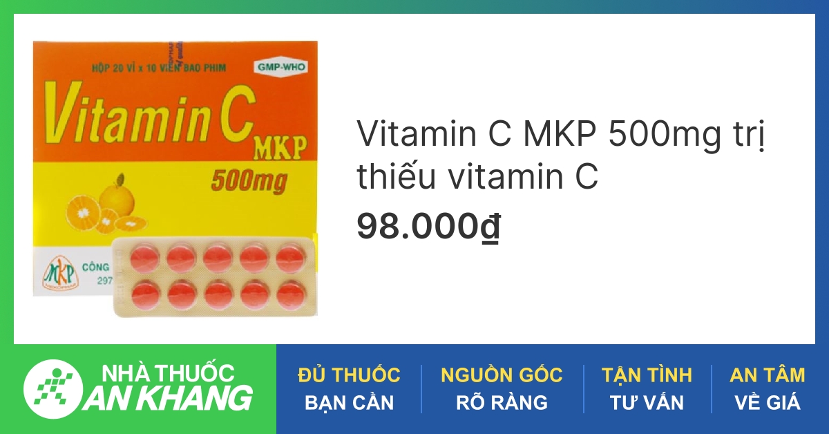Thành phần chính của vitamin C 500 là gì?
