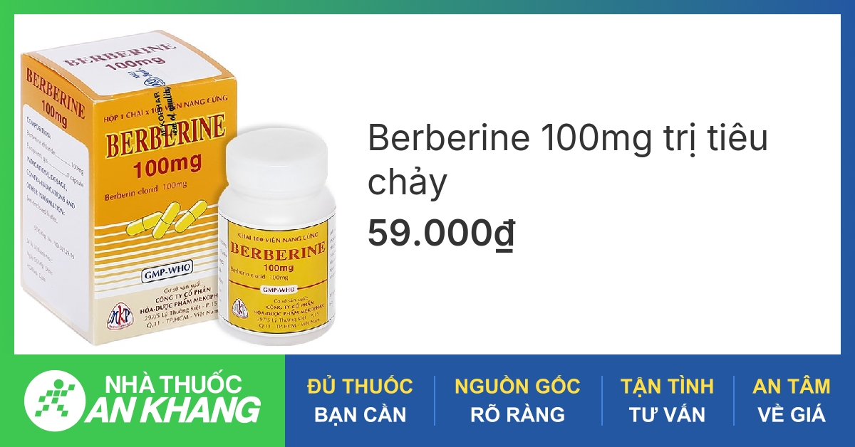 Thuốc Berberin giúp giảm đau bụng và cầm tiêu chảy hiệu quả như thế nào?
