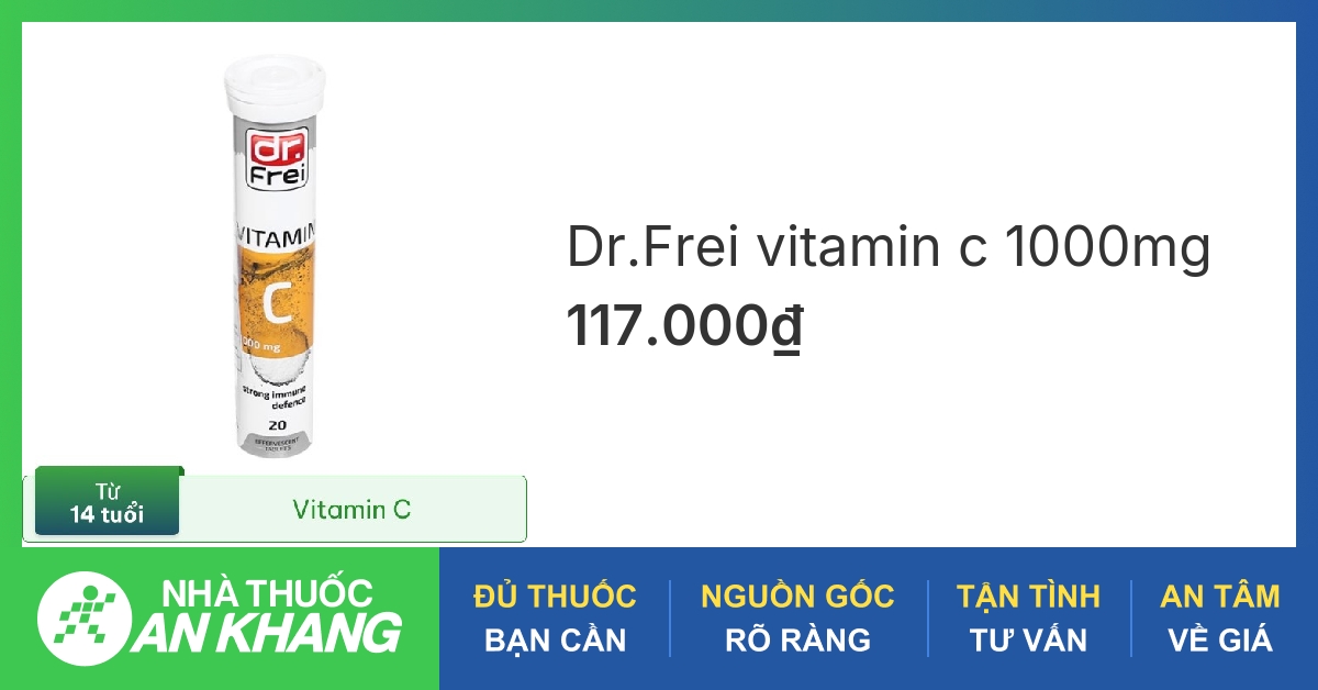 Viên sủi Vitamin C 1000mg có tác dụng gì cho cơ thể?
