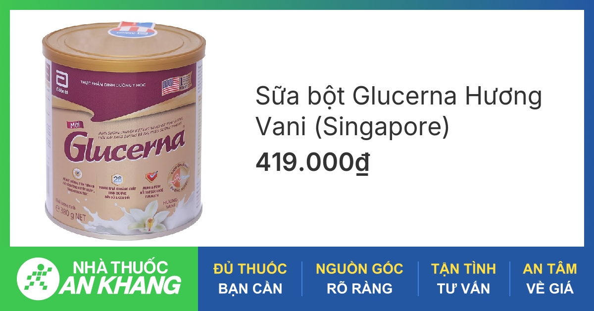 Nguyên liệu và thành phần chính của sữa Glucerna 400g là gì?
