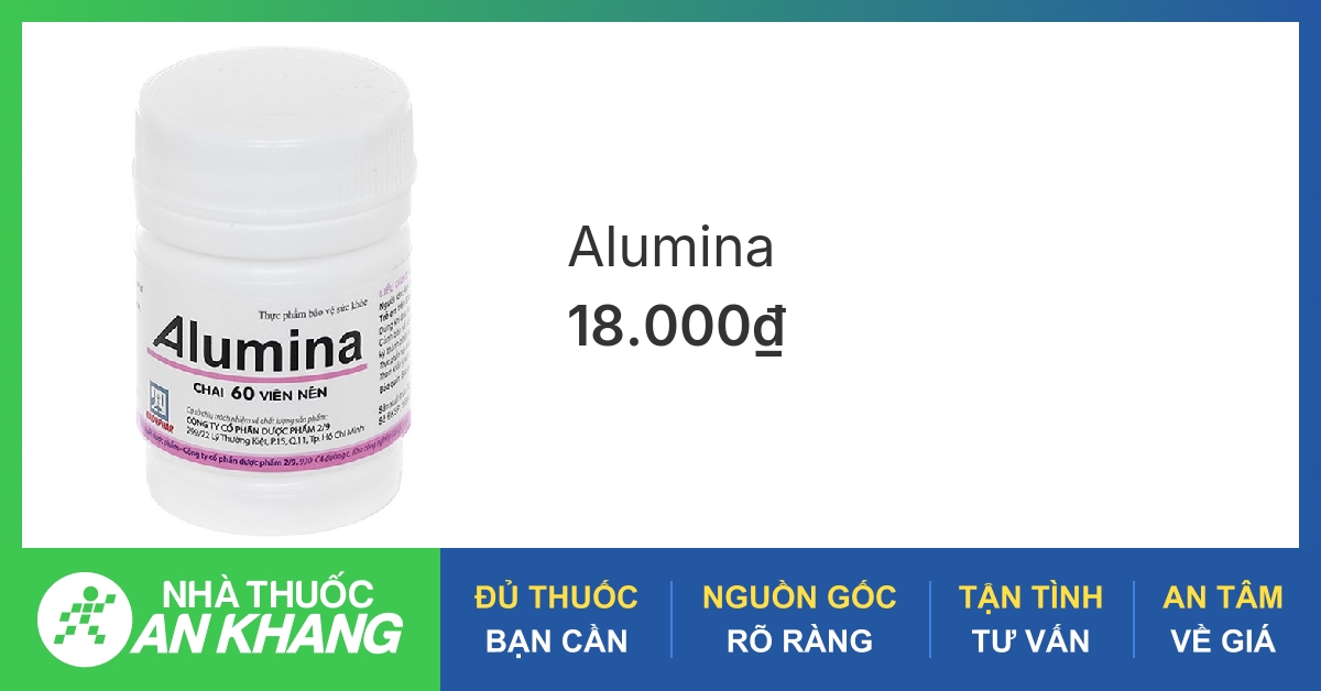 Công dụng và cách sử dụng thuốc đau bao tử alumina 