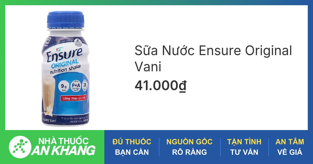 Những đối tượng nào cần sử dụng sữa Ensure chai?
