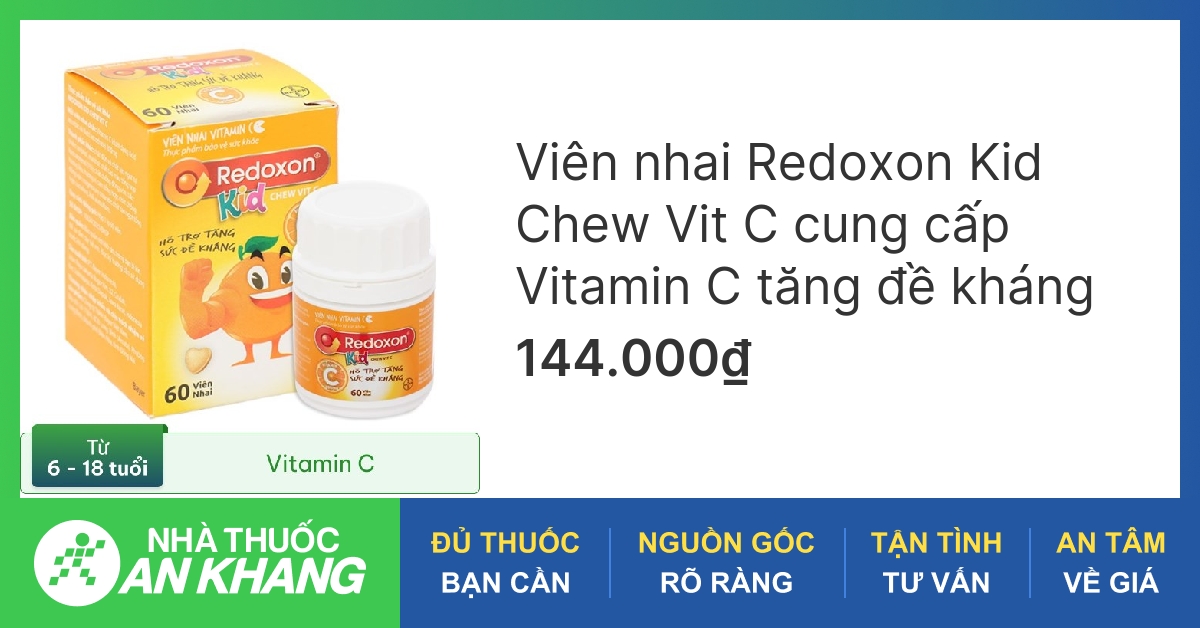 Tác dụng và lợi ích của vitamin c redoxon bạn nên biết