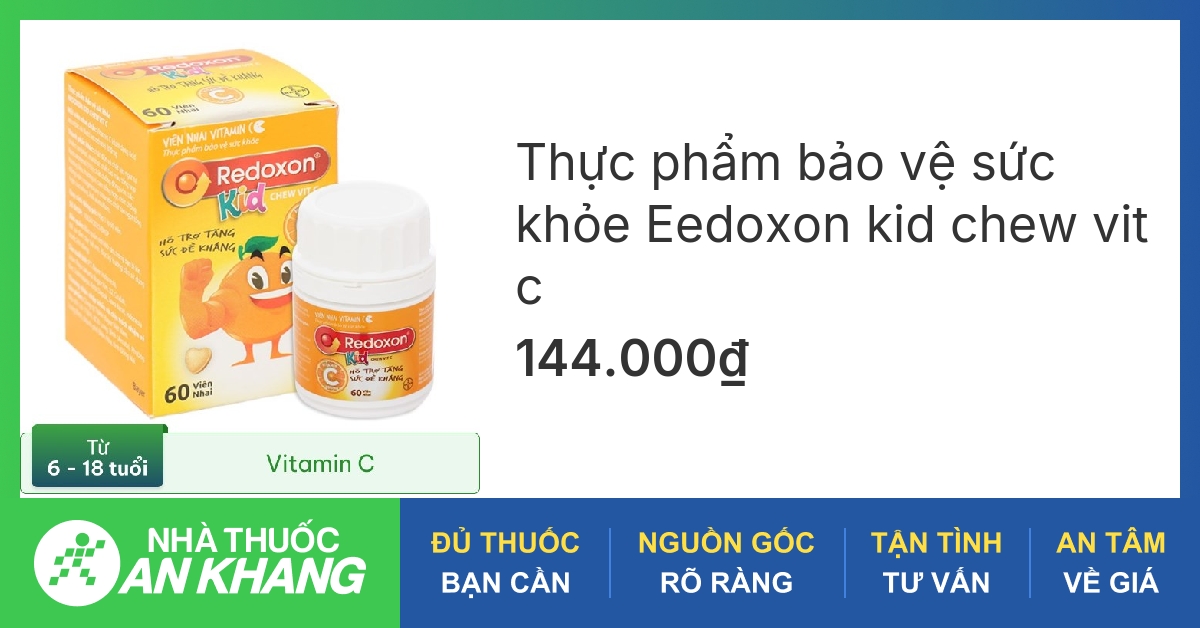 Tác dụng và lợi ích của vitamin c redoxon bạn nên biết