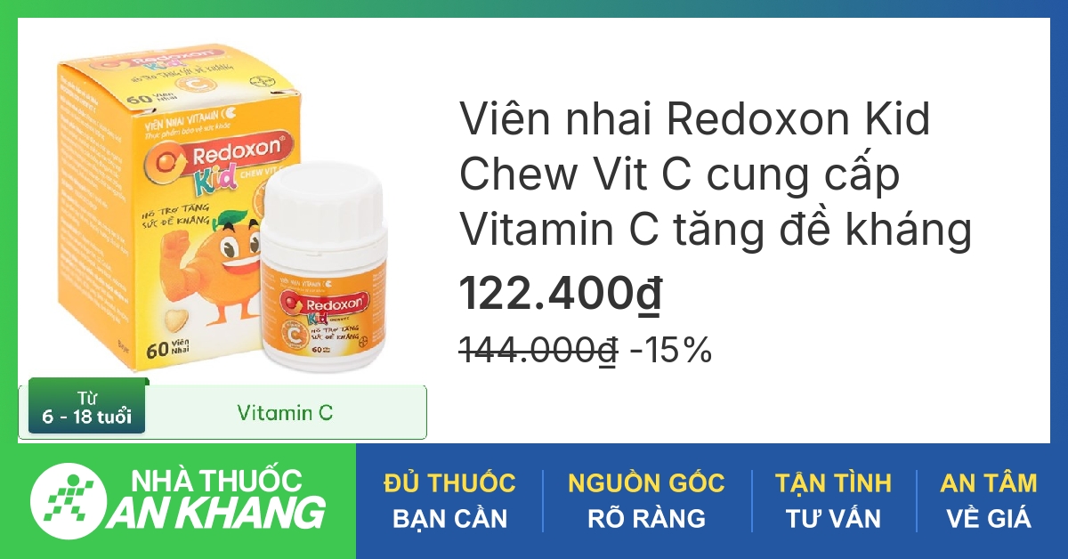 Nguyên tắc làm việc của vitamin c redoxon và ảnh hưởng đến sức khỏe