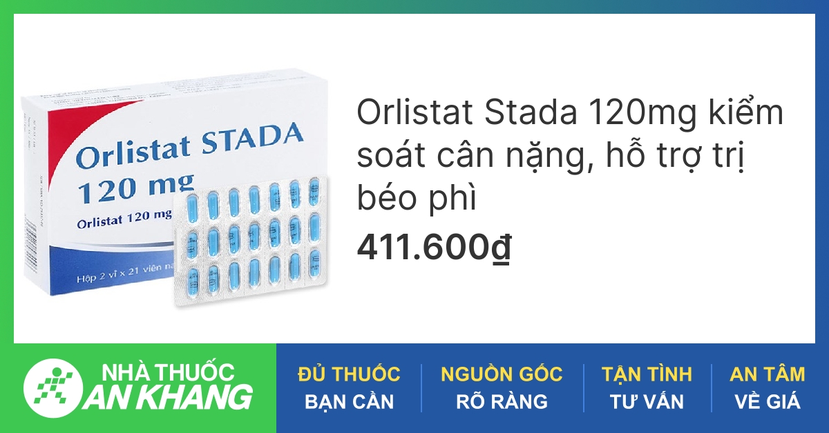 Orlistat Stada 120mg dùng để điều trị bệnh gì?