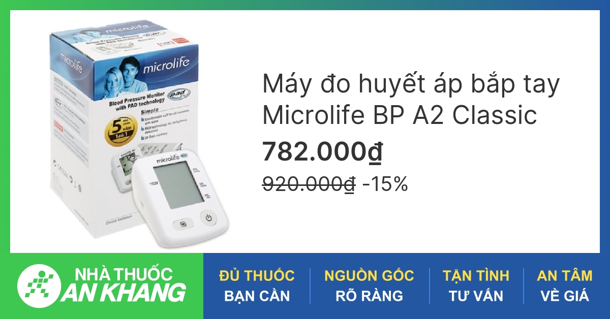 Các loại máy đo huyết áp của Microlife được phân loại như thế nào?
